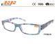 Fashionable reading glasses with plastic  frame ,printed the pattern