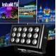 80W industrial architectural and stage spotlights RGB flood outdoor lights commercial fixtures