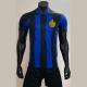 Blue Black 100% Polyester Football Fan Jersey Resilient