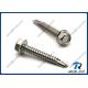 4.8 x 75mm DIN 7504K 316 Stainless Steel Hex Washer Head Self-drilling Tek Screw