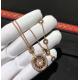 Charming  Cerchi Astrale 18K Rose Gold Diamond Necklace Customization Available