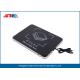 Square USB Desktop HF RFID Reader For Books Management Metal Shielding Design