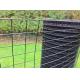 Yard 2.5mm Black PVC Coated Galvanised Wire Mesh Fencing 1.8m Height