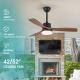 Nordic Decor Forward Reverse 3 Blades Ceiling Fan Light With Remote Control Wooden 42 Inch