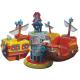 Red color pirate ship helicopter ride for kids funny lifting and rotating game