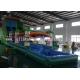 Commercial PVC Tarpaulin Green Jungle Inflatable Water Slide With Small Pool