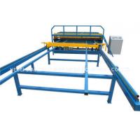 Welded Anti Climb Fence Mesh Welding Machine , Wire Mesh Welding Line