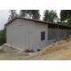Mobile Portable Steel Chicken Houses / Metal Farm Sheds With Permanent Foundation
