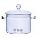 Amazon hot pot soup saucepan transparent heat resistant high borosilicate glass cooking pot