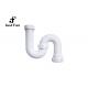 S Shape Kitchen Wash Basin Pipe Long Service Life Environmental Friendly