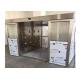 Auto Double Sliding Door Air Shower Tunnel PLC Control