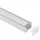 21*13mm Excellent Heat Dissipation Aluminum Channel Recessed LED Profile Bevel Lighting