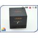 Black Paper Gift Box EVA Foam Eco Friendly Matte Lamination Embossing Gold Hot Stamping