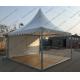 Removable Floor System High Peak Tents White Color Aluminum Frame For Trade Show