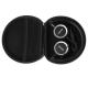 Outdoor Hard EVA Headphone Case With Sector Black Color OEM / ODM Service