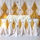New Wedding Decoration High Quality Silk Backdrop Rape Cross Valance Curtains Luxury Wedding Backdrop