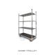 Standard Container Plywood Flower Logistics Flow Trolley Conventional PP Wheel Cold Galvanized Installation Is Convenien