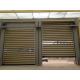 Insulated Large Size High Speed Spiral Door For Automotive Dealerships