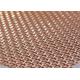 2meters Copper Wire Mesh Screen Square Hole Shielding Red