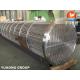 ASME SA213 TP316L Stainless Steel Tube Bundle Heat Exchanger Parts