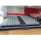 Smooth Running Indoor Retractable Bleacher Seating With Blow Mounded Construction