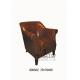antique style leather single leisure chair furniture,#XD0032