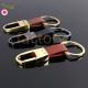 wholesale pu personalized design western embossed texas shape car snappable know leather keychain