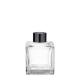 Square Shaped Empty Perfume Bottles / Decorative Perfume Bottles 120ml Size