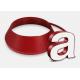 Safe Material Red Color Acrylic Channel Letter Edge 2.0cm Width Plastic Trim Cap