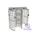 Double Lane Full Height Turnstile Gate With RFID Card / Face Recognition For Stadium Prison