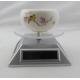 Automatically white / black ABS Solar Rotary display for displaying jewellery, watch, MP4