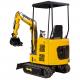 1500kg Small Crawler Excavator Full Hydraulic Pilot Compact Digging Machine