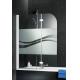 No Frame Glass Shower Doors , Tub Door Glass Thermal Stability