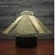 Pyramid 7 Colors Change 3D LED Night Light with Remote Control Ideal For Birthday Gifts And Party Decoration
