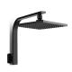 Bathroom Faucet Accessory Type High Pressure Square Rain Shower Head with Wall Arm