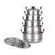 Quality Kitchen Cookware Set American Style Cooking Pot Sets 410 Stainless Steel Pots