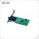 ODM Duplex Fiber Optic Accessories 100M Gigabit PCI-E LAN Card 1310nm