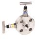 1000 Psi 1/4 BSPT Instrument Manifold Valve 200℃ Two way Manifold