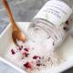 Rose Petal Relaxing Bath Salts OEM Spa Relaxing Dead Sea Lavender Bath Salts With Flowers