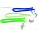 Customized colors elastic safety harness coiled lanyard anti-drop spiral cords