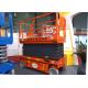 1 Man Scissor Lift Aerial Work Platform Easily Moved Proportional Control