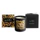 100% Natural Organic Handmade Jar Candles Scented Soy Wax Candle Leopard Printing