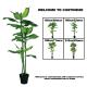 Anti UV Potted Evergreen Plants Artificial Landscaping Faux Trees