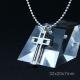 Fashion Top Trendy Stainless Steel Cross Necklace Pendant LPC228