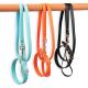 Silicone Imitation Leather Dog Collar And Leash Set Custom Waterproof Durable Adjustable