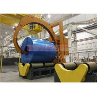 Super Wide Steel Coil Wrapping Machine , Easy Operation Automatic Wrapping Machine
