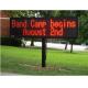 ROHS 1R1G 320x160mm Outdoor Monochrome LED Signs
