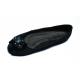 Fashion Comfortable Spring / Summer /Autumn Black PU Ladies Peep Toe Flat Shoes / Sandals