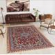 120*160cm Rectangle Living Room / Hotel Carpet With Persia Style Ancient Flower Pattern