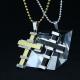 Fashion Top Trendy Stainless Steel Cross Necklace Pendant LPC381